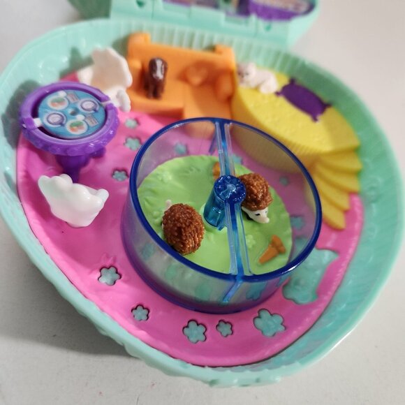 Polly Pocket Big World Hedgehog Cafe Incomplete 2020 Mattel Teal No Figures - Picture 6 of 10